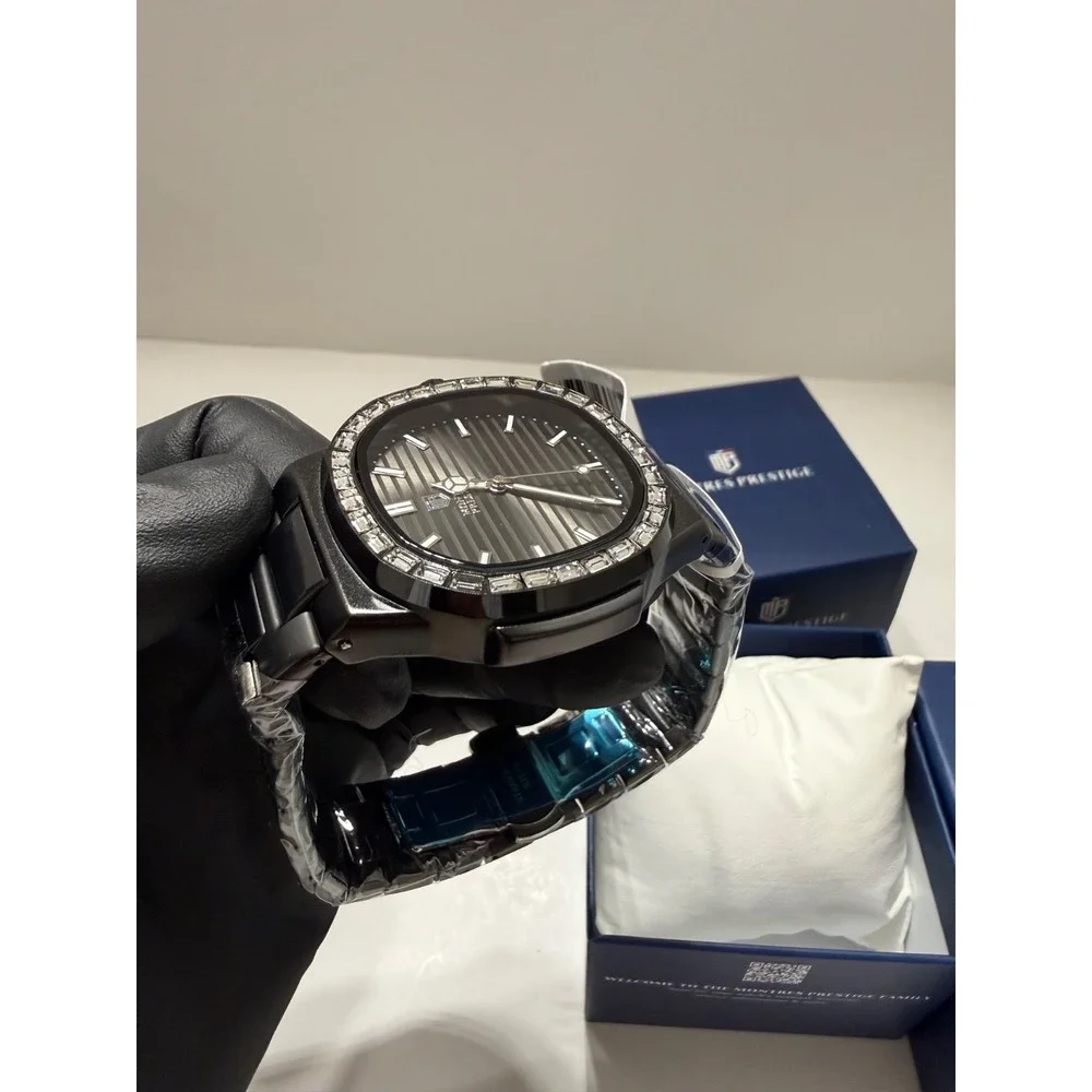 Montres Prestige Montres Prestige Men's Watch - 40mm, Black (MPW-0361) with box